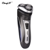 Rechargeable Electric Shaver 3D Triple Floating Blade Heads Shaving Razors