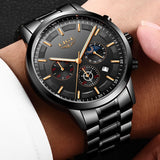 Fashion Sport Quartz Moon phase Business Waterproof