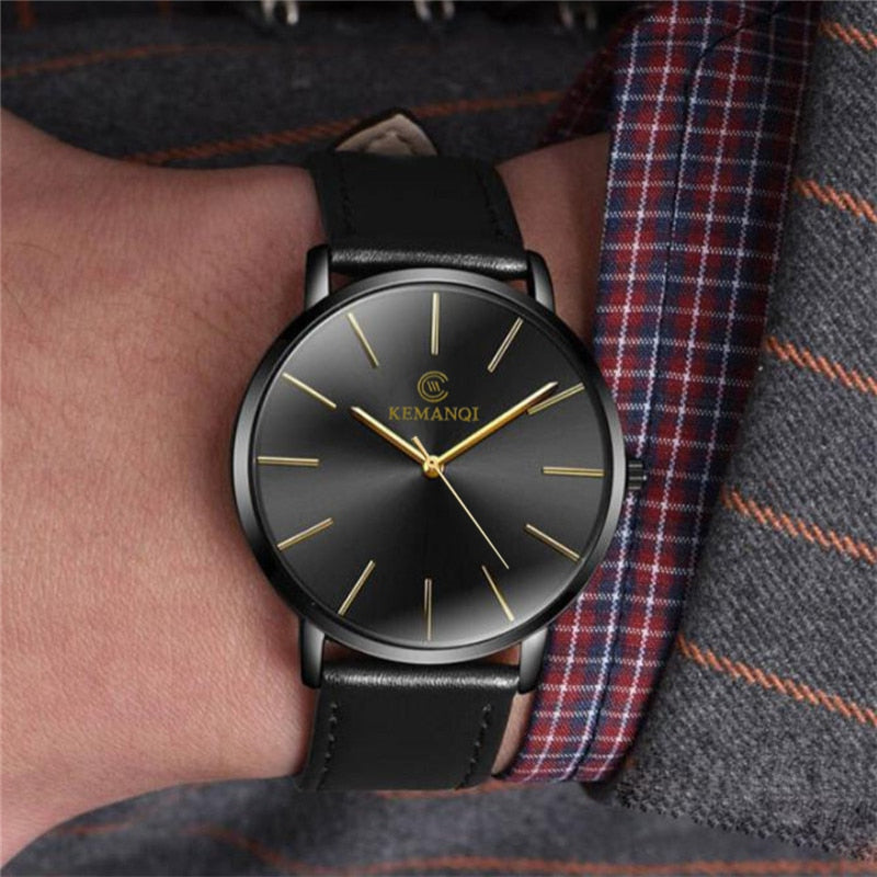 Fashion & Casual Watch Men's Clock Top Brand Luxury Ultra-thin