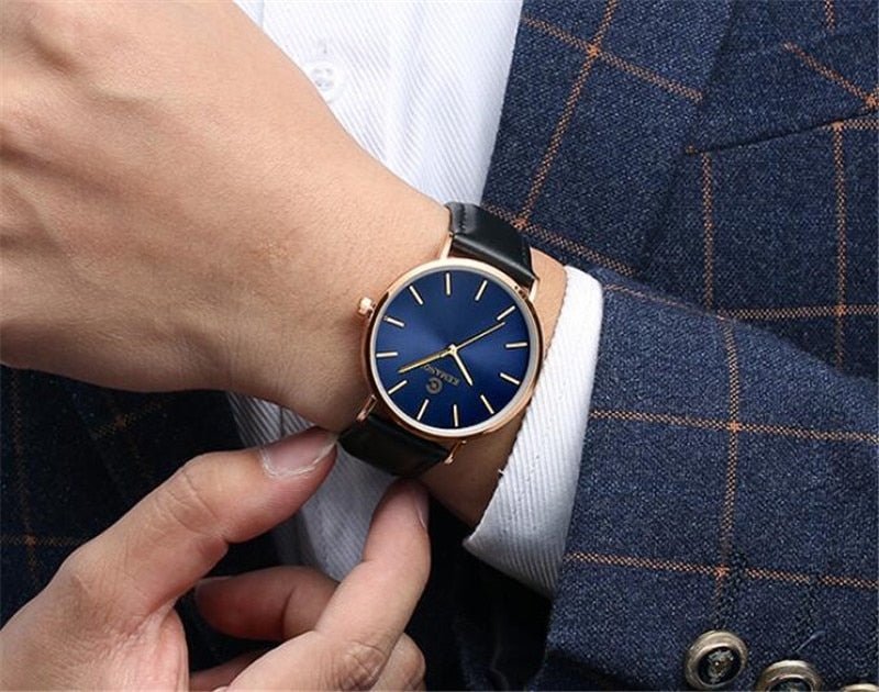 Fashion & Casual Watch Men's Clock Top Brand Luxury Ultra-thin