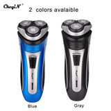 Rechargeable Electric Shaver 3D Triple Floating Blade Heads Shaving Razors